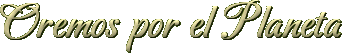 Oremos por el Planeta